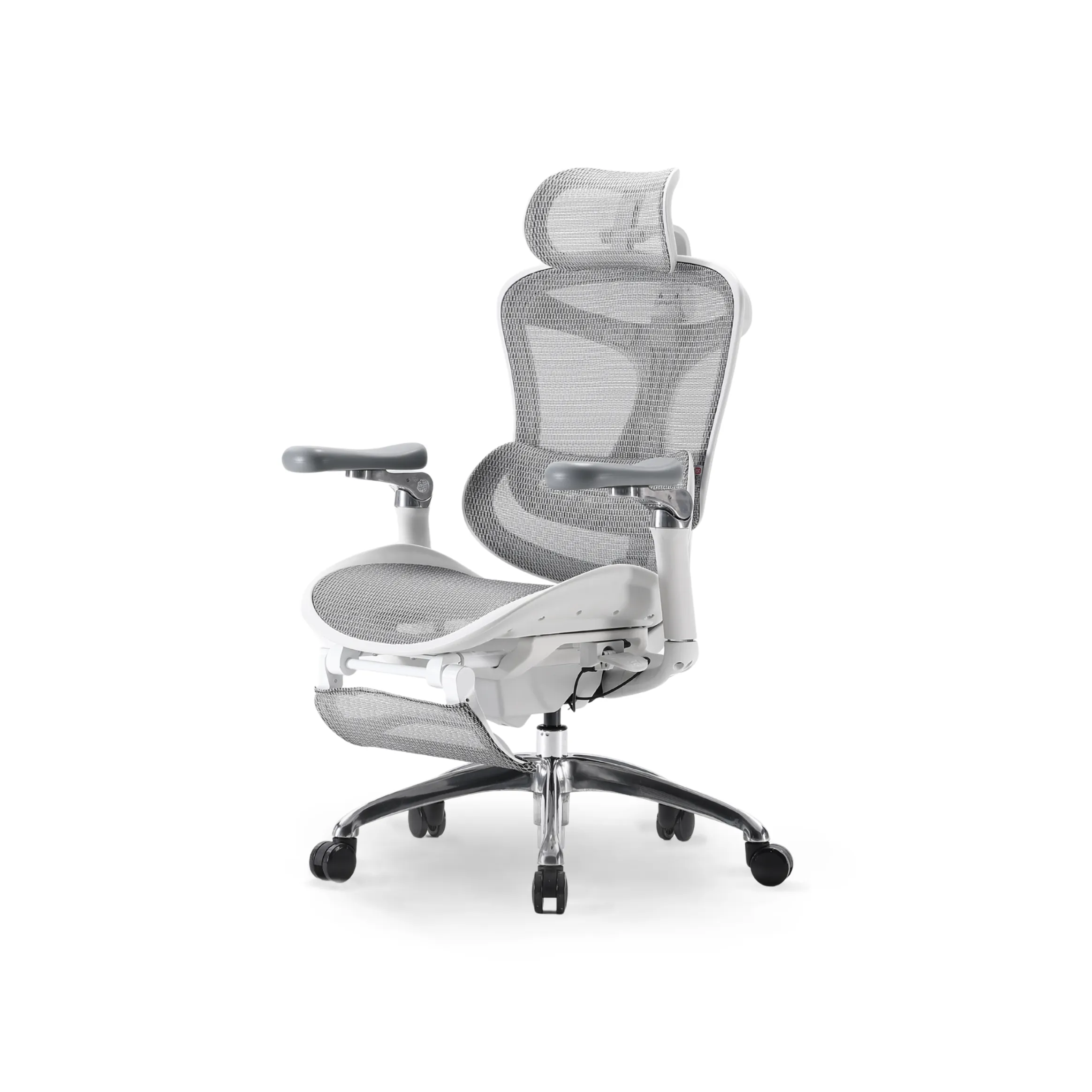 Silla Ergonómica A3 - Blanco Humo